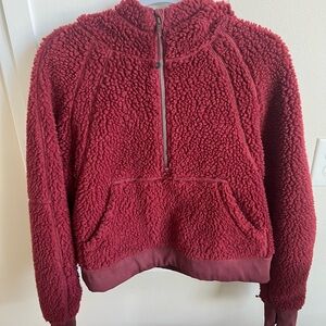 Oversized Lululemon Sherpa Half-Zip Jacket